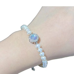 Bracelet en perles d'eau douce non nuculaires micro-incrustées Hailanbao 5-6 mm, qualité presque excellente, net, fait à la main, cadeau pour fille - Product Image 5