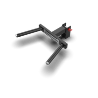 Accesorio de Barra en V Ajustable y Cómodo de Acero QDBA27 de Qli Fitness Equipment para Soporte de Sentadillas - Equipo con Capacidad de Carga de 300 kg