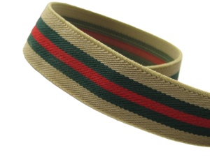 3cm Thick <span class=keywords><strong>Black</strong></span> and White Striped <span class=keywords><strong>Elastic</strong></span> <span class=keywords><strong>Band</strong></span> para Vestuário Acessórios Decorativos Cintura Bandwidth Webbing - Product Image 2