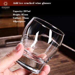 Vasos de <span class=keywords><strong>Whisky</strong></span> de Cristal de Grado Comercial de 7 oz, 200 ml, 370 ml, Sin Plomo, Base Gruesa, para Bar, Tequila, Cerveza, Bourbon, Uso en Restaurantes - Product Image 3