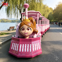 Train touristique modèle Panda, fabriqué par OriginManufacturer, avec cadre amortisseur, pour le glamping et les installations touristiques, optimisant les revenus