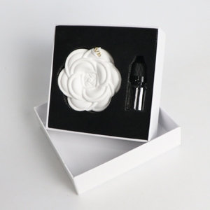 Stocked Hanging Scented Car Wardrobe Air Freshener <strong>Ceramic</strong> Aroma Plaster Porcelain Flower Home Fragrance Essential Oil <strong>Diffuser</strong> - Product Image 6