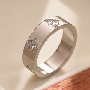 Anello <span class=keywords><strong>di</strong></span> gioielli alla moda da donna placcati in <span class=keywords><strong>oro</strong></span> 18K - Product Image 2