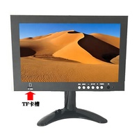 Ecran de voiture LCD, moniteur quad de 9 pouces TFT, avec enregistrement vidéo à 4 canaux, AHD1080p 720p, CVBS Signal Composite pour vidéosurveillance