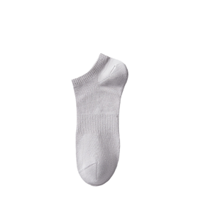 Chaussettes courtes unisexes en maille respirante personnalisées, chaussettes de sport en maille standard, épaisseur standard, coton noir pur, blanc, décontractées, été, quotidien - Product Image 2