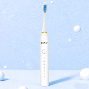 แปรงสีฟันไฟฟ้าขนนุ่มแบบกำหนดเอง 300mah 6 โหมด ระดับมืออาชีพ IPX7 ชาร์จแบบ Type-C ฟอกสีฟันอัจฉริยะ ทำความสะอาดล้ำลึก - Product Image 1