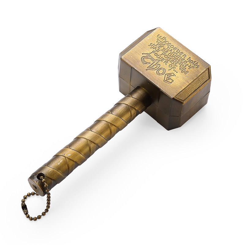 Thor's Hammer Bottle Opener Gold [No Magnets]