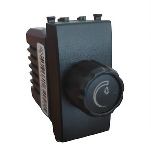 Interrupteur variateur noir 500W 250V compatible avec Vimar Arke - Product Image 3