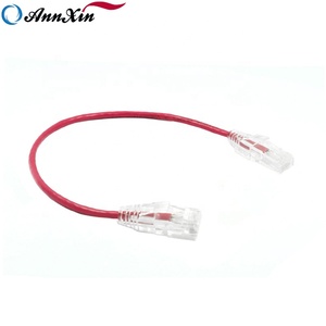 Siêu mỏng siemon cat6A vá dây UTP 32AWG trong suốt Tước Mạng Máy LAN Cáp - Product Image 2