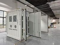 Conteneur de système de stockage d'énergie par batterie (BESS) de 20 pieds et 40 pieds avec surveillance de la conversion d'énergie et protection incendie