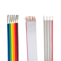 Gros Conducteur En Cuivre Nu 16AWG Fil 10Pin 20Pin Fil Ruban Plat AWM UL2651 300V Câble Électrique