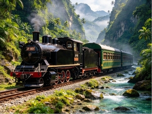 Treno Turistico a Vapore per Parchi Ferroviari e Resort - Product Image 1