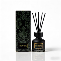 Diffuseur de parfum d'ambiance personnalisé pour salon et hôtel, huile essentielle, flacon en verre, longue durée, désodorisant d'air, ensemble diffuseur à bâtonnets