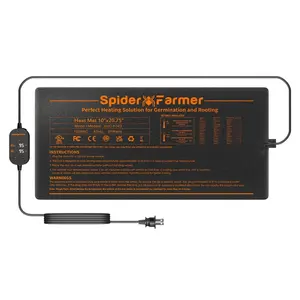 Spider Farmer 10インチx20.75インチ 苗用育苗ヒートマット 内蔵温度コントローラー付き 防水植物発熱パッド - Product Image 1