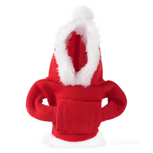Car Gear <b>Knob</b> Christmas Hoodie Cover Red With White Fur Washable For Gear <b>Shift</b> Lever Decoration - Product Image 2