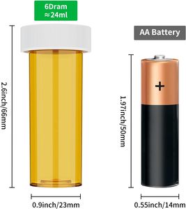 Flacons en plastique résistants aux enfants de 30dr, 40dr, 60dr, flacons de pharmacie, bouteilles - Product Image 6