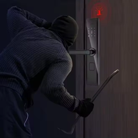 Serrure de porte numérique intelligente WiFi Tuya, code RFID, carte IC, application de smartphone, déverrouillage biométrique par empreinte digitale, serrure intelligente
