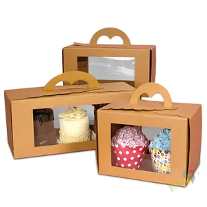 中国批发纸板蛋糕盒包装食品包装盒带盖纸沙拉碗