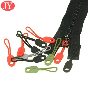 Personalized Injection Rope Zipper Pull Cord Zip Puller TPE PVC Zipper Pull