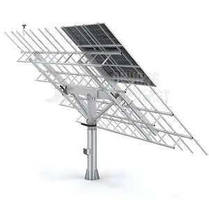 Loại mới nóng bán 10KW kép trục năng lượng mặt trời Hệ thống theo dõi GPS năng lượng mặt trời hệ thống theo dõi