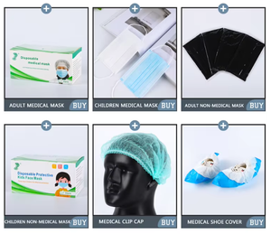 Masque facial jetable emballé individuellement, directement de l'usine, masque protecteur respirant à 3 couches pour la famille, disponible au quotidien, faible MOQ - Product Image 3