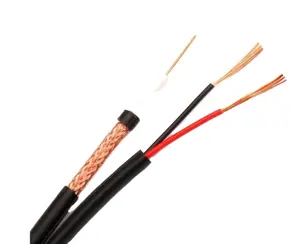 Cable de TV para sistema satélite CATV RG59 ccs, cable Coaxial semiterminado