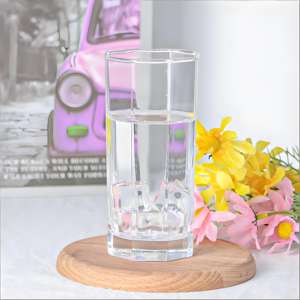 Ensemble de verres hexagonaux en <span class=keywords><strong>verre</strong></span> 200/280/300/320 ml, verres <span class=keywords><strong>à</strong></span> <span class=keywords><strong>eau</strong></span>, <span class=keywords><strong>à</strong></span> whisky, <span class=keywords><strong>à</strong></span> bière sans plomb, verres multi-capacités - Product Image 3