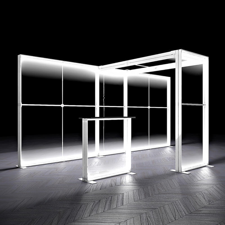10x20ft Modular Backlit Arch Display LED Backdrop Counter Trade Show ...