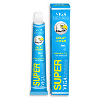 Super Vigaa 150000 Crème et Spray Retardants à Usage Externe pour Parties Intimes Masculines Adultes