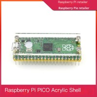 Coque en acrylique pour Raspberry Pi Pico, coque de protection transparente, support fixe