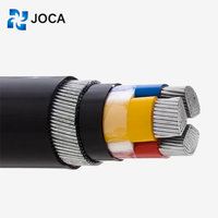 Câble d'alimentation ignifuge isolé XLPE 0,6/1 kV N-YJV N-YJVP WDZCN-YJY à conducteur en cuivre blindé et armé basse tension