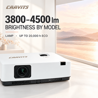 CAAVITS 3800 4500 Lumen Simple Plus 3LCD Lampen-Projektoren für Konferenzen, Business, Bildung, Mehrfachauflösung, OEM-Fabrik