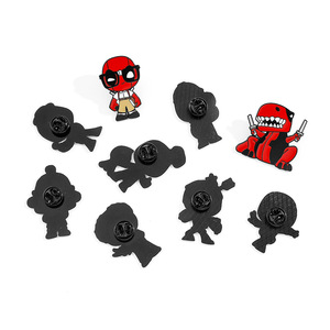 88 diseños de broches de metal esmaltado con logo de anime, superhéroes de Marvel, <span class=keywords><strong>Spiderman</strong></span> y Deadpool, para sombrero y cuello - Product Image 5