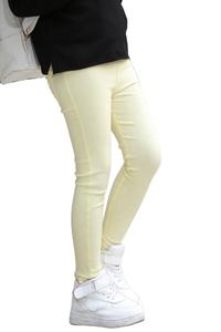 Pantalon court uni slim passe-partout, Leggings couleur bonbon pour filles, Collants pour enfants et jeunes filles - Product Image 6