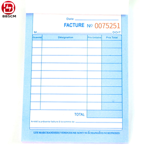 Carnet de reçus A4 personnalisé, carnet de factures autocopiantes en 2 exemplaires, 8,3x5,5 pouces, carnet de reçus avec copies autocopiantes 145x210mm - Product Image 4
