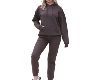 Conjunto Deportivo de 2 Piezas con Pantalones Largos para Invierno, Diseño Personalizado con Logotipo, Unisex, Ropa de Estar por Casa, Fitness, Maternidad, Antibacterial, Resistente al Viento - Product Image 1