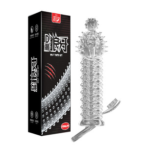 Jeu de cristaux Ji Yu, ensemble de crocs de loup, extra long, épais et volumineux, jouet sexuel pour couple, ensemble de stimulation profonde portable pour homme, pour adultes - Product Image 3