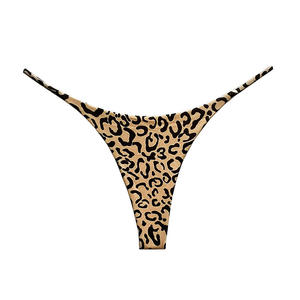 Tanga Sexy de Tiro Bajo para Mujer, Ropa Interior Transpirable con Tirantes Elásticos, Tanga Lisa con Logo en la Cintura, Estilo Diario, 95% - Product Image 2
