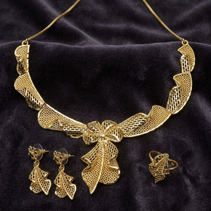 Wholesale Fashion Jewelry 14K 18K 24K Gold Plated Forming Necklaces Traditional Design Luxury Jewelry Brass Gold Filled Jewelry - Product Image 4