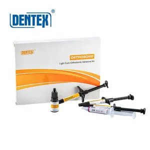 Dentex orthodontic ब्रैकेट ब्रैकेट के लिए प्रकाश इलाज समग्र संबंध के लिए चिपकने वाला पेस्ट पेस्ट ब्रैकेट संबंध प्रणाली