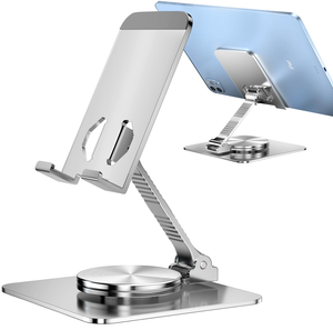 Soporte Plegable para Teléfono de Aleación de Aluminio 2026, Rotación de 360 Grados, Compatible con Dispositivos de 4-13.5 Pulgadas - Product Image 1