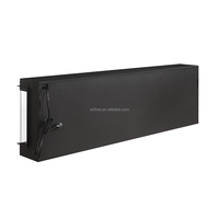 Cheminée électrique virtuelle LCD intelligente de 65 "Flammes réalistes avec étincelles Interface USB Cheminée électrique à écran LCD