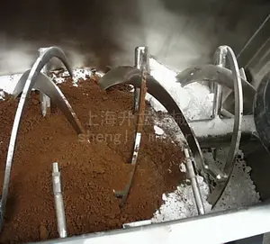 Karıştırma ekipmanları yatay şerit mikser karıştırma makinesi Protein tozu/gıda tozu