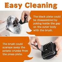 Chips Cutter Keuken Gereedschap Gadgets 2-In-1 Roestvrij Staal Fruit Cutter Groente Chopper Dicer Fry Cutter