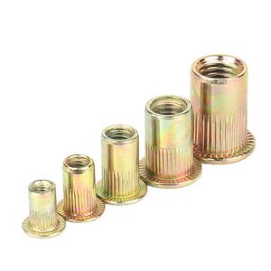 Inserts filetés métriques M3-M12 pour rivets à fond solide, grade A, niveau 4.8, zingués, pour l'industrie de la construction - Product Image 4