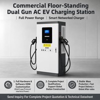 Nueva Estación de Carga para Vehículos Eléctricos, DC 60kw 80kw 380V, CCS1 CCS2 CHAdeMO GBT J1772 NACS Tipo 1 Tipo 2, Carga Rápida Inteligente OCPP, de Pie