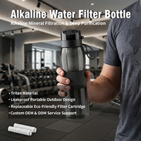 Bouteille d'eau alcaline Ph9 Coolway, nouveau produit, bouteille d'eau alcaline avec filtre