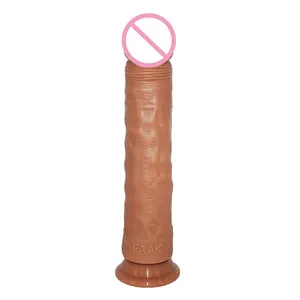 FAAk厂家直销逼真假阳具软硅胶双层真阴茎成人女性刺激玩具