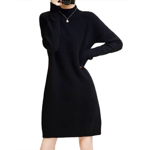 Suéter de Longitud Media para Mujer, Otoño Invierno, Capa Base de Cachemira Gruesa, Nuevo Estilo 2026, Top Largo y Cálido para Mujer - Product Image 3