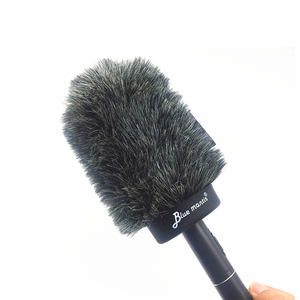 Micrófono Furry Muff Cap Wind Stopper Felpa Micrófono Cubierta <span class=keywords><strong>Mic</strong></span> Reducción de ruido Wind Shield - Product Image 2